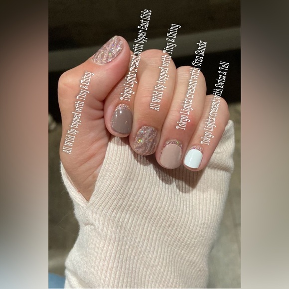 Color Street GIZA SANDS Nude Tan Solid Nail Strips Set - Picture 8 of 8